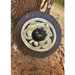 Escudo vikingo con serpiente de Midgard - Celtic Webmerchant