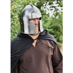 Italienischer Barbute Avant, ca. 1440 n. Chr., 2 mm Stahl - Celtic Webmerchant