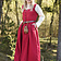 Vestido medieval Lene, rojo - Celtic Webmerchant