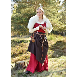 Vestido medieval Lene, rojo - Celtic Webmerchant