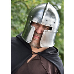 Italienischer Barbute Avant, ca. 1440 n. Chr., 2 mm Stahl - Celtic Webmerchant