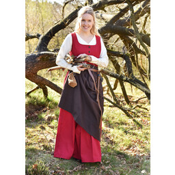 Vestido medieval Lene, rojo - Celtic Webmerchant