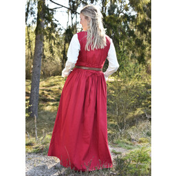 Vestido medieval Lene, rojo - Celtic Webmerchant