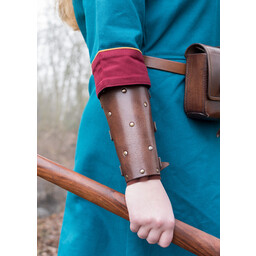 (Early) Medieval dress Gesine, teal blue - Celtic Webmerchant