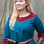 (Début) Robe médiévale Gesine, bleu sarcelle - Celtic Webmerchant