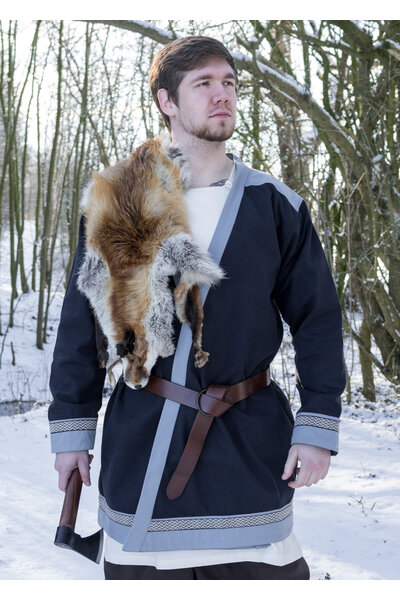 Early medieval kaftan Njord, blue - Celtic Webmerchant