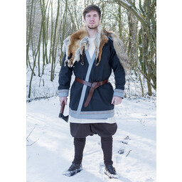 Caftán medieval temprano Njord, azul - Celtic Webmerchant