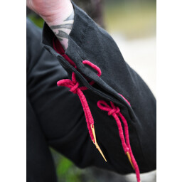 Mittelalter Wams Bernhard, schwarz - Celtic Webmerchant