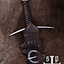 Spada medievale Oakeshott XIV, smussata, rame - Celtic Webmerchant