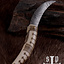 Coltello pieghevole vichingo in damasco - Celtic Webmerchant