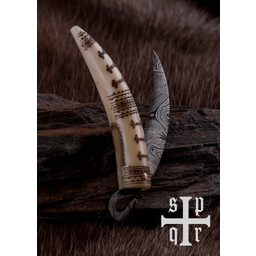 Coltello pieghevole vichingo in damasco - Celtic Webmerchant