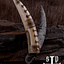 Couteau pliant viking en damas - Celtic Webmerchant
