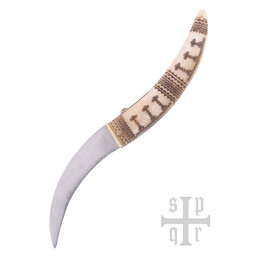 Coltello pieghevole vichingo, impugnatura in osso - Celtic Webmerchant
