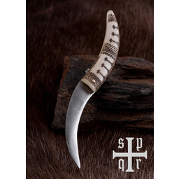 Coltello pieghevole vichingo, impugnatura in osso - Celtic Webmerchant