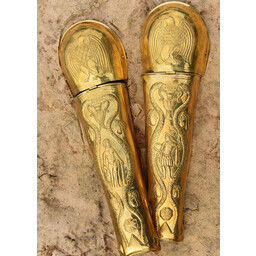 Pretorian Guard greaves, mässing - Celtic Webmerchant