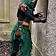 Epic Armoury Rogue robe, vert - Celtic Webmerchant