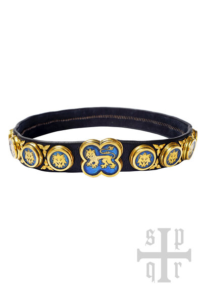 Ceinturon de chevalier Noir Prince Edward de Woodstock - Celtic Webmerchant