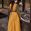 Vestido medieval Adelina, amarillo - Celtic Webmerchant