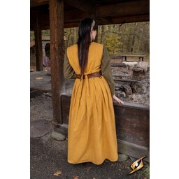 Medeltida klänning Adelina, gul - Celtic Webmerchant