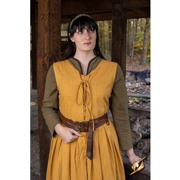 Medeltida klänning Adelina, gul - Celtic Webmerchant
