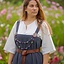 Robe tablier Viking Frida à chevrons, gris foncé - Celtic Webmerchant
