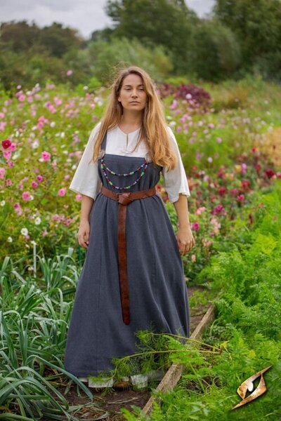 Viking hangeroc Frida vissegraat, donkergrijs - Celtic Webmerchant