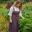 Viking hangeroc Frida vissegraat, bordeaux-grijs - Celtic Webmerchant