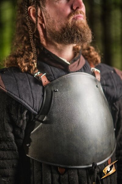 Brust- und Rückenplatte Scout, schwarz - Celtic Webmerchant