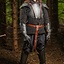 Brust- und Rückenplatte Scout, schwarz - Celtic Webmerchant