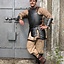 Pettorina medieval Warrior, nera - Celtic Webmerchant