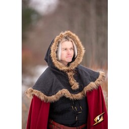 Gugel Geralt, schwarz - Celtic Webmerchant