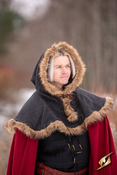 Capuche Geralt, noire - Celtic Webmerchant