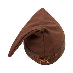 Czapka wikinga Toki, brązowa - Celtic Webmerchant