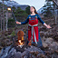 Hangeroc mit Wikingerdrachen, rot - Celtic Webmerchant