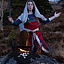 Hangeroc mit Wikingerdrachen, rot - Celtic Webmerchant