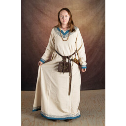 Wikingerkleid Lagertha, naturalblau - Celtic Webmerchant