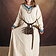 Leonardo Carbone Viking jurk Lagertha, naturel-blauw - Celtic Webmerchant