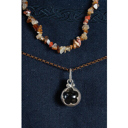 Gotland Viking Bergkristall L, versilbert - Celtic Webmerchant