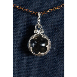 Gotland Viking mountain crystal L, silvered - Celtic Webmerchant