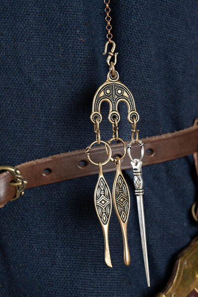 Sieraadhaakje puntig, 2x1 cm - Celtic Webmerchant