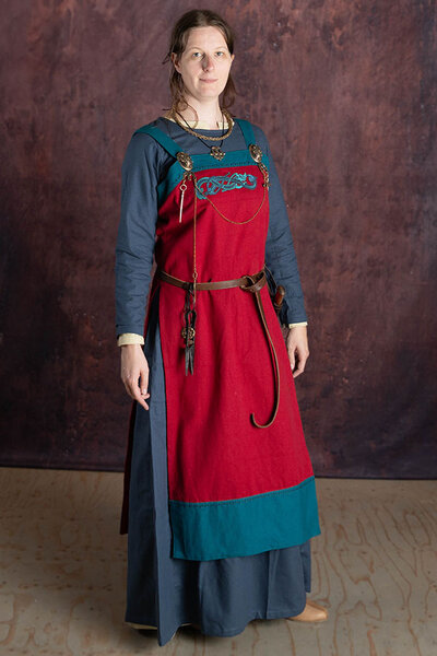 Hangeroc mit Wikingerdrachen, rot - Celtic Webmerchant