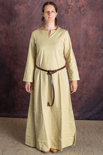 Vestido medieval Elisa, natural - Celtic Webmerchant