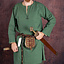 Historyczna tunika z autentyczną podszewką, zielona - Celtic Webmerchant
