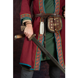 Historische tuniek met authentieke zoom, groen - Celtic Webmerchant