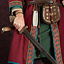Historyczna tunika z autentyczną podszewką, zielona - Celtic Webmerchant
