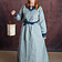 Abito vichingo Helga, blu grigio-blu - Celtic Webmerchant