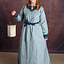 Vestido vikingo Helga, azul gris azulado - Celtic Webmerchant