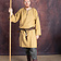 Leonardo Carbone Historical tunic with authentic lining, honey brown - Celtic Webmerchant