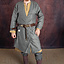 Viking kaftan, motif à chevrons, gris - Celtic Webmerchant