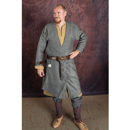 Viking kaftan, motif à chevrons, gris - Celtic Webmerchant